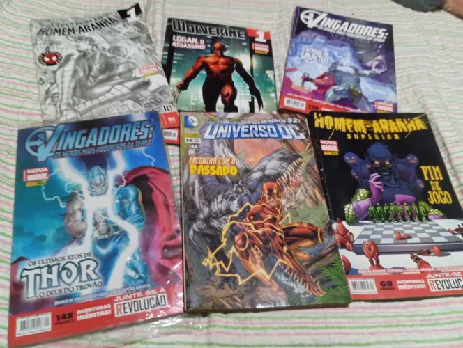 (LEIA A DESCRIÇÃO) HQs Marvel e DC variadas, vendo separadamente