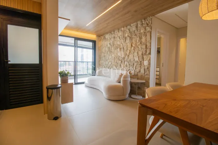 Apartamento mobiliado para locação e a venda com 77m², Pinheiros-SP.