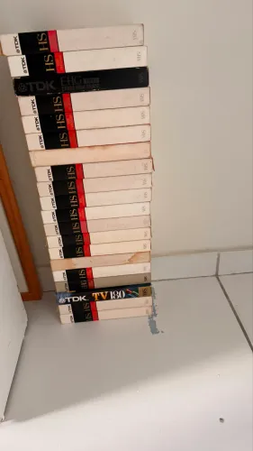 20 fitas vhs- LEIA !!!