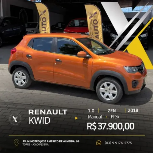 Renault Kwid Zen 1.0 Flex 12V 5P Mec. 2018