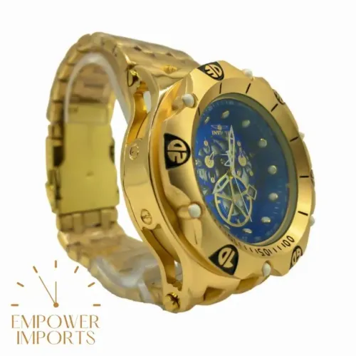 Relógio Masculino Invicta Skeleton Hybrid Azul