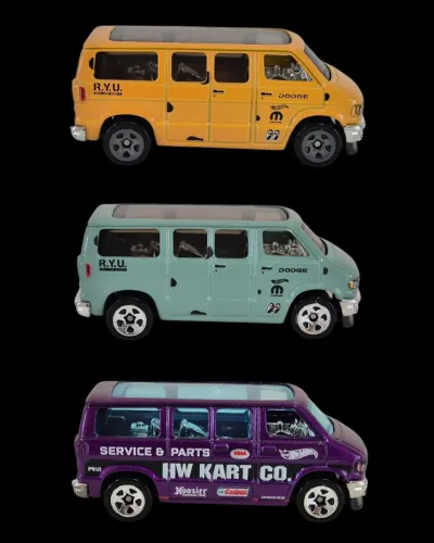03 Hot Wheels Dodge Van Loose