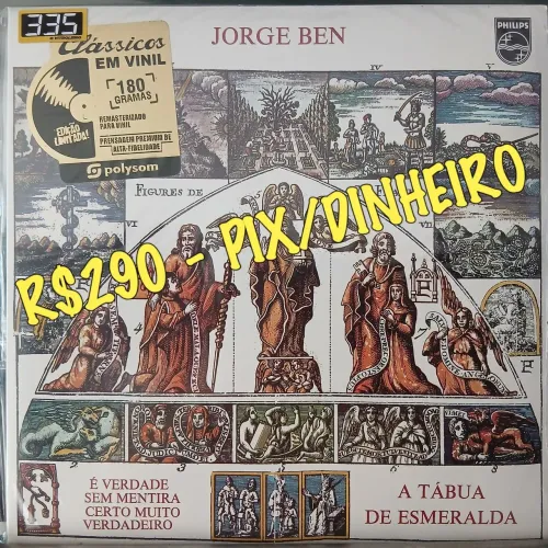 Disco de vinil Jorge Bem A Tábua de Esmeralda
