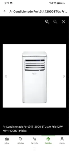 ar-condicionado portátil Midea Springer 