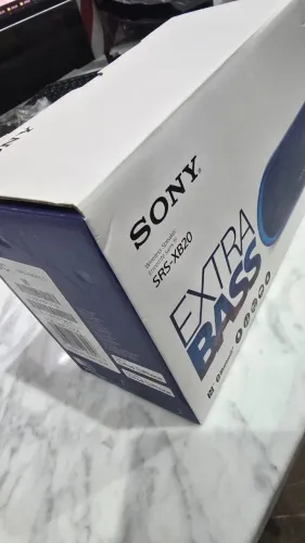 Caixa de Som Bluetooth Sony SRS-XB20 EXTRA BASS? (Azul) Potência e resistente à Água 