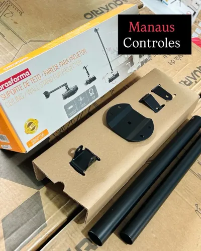 Suporte de Projetor de Teto Brasforma Rotação 360° ( Promoção )