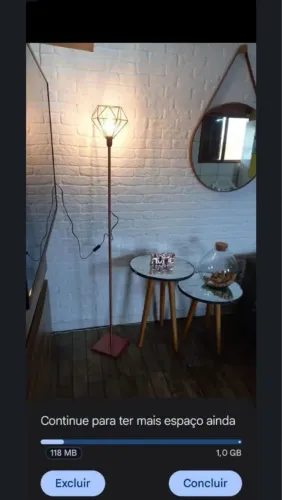 Luminária de coluna diamante