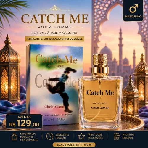 Perfume Árabe Catch Me Original 100ml Masculino