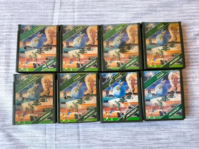 Lote 08 Jogos Cartuchos Onyx Junior Jr Atari 2600