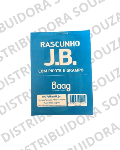 BLOCO RASCUNHO UNIDADE