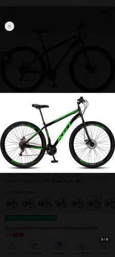 Bicicleta Aro 29 Aço Carbono Freios A Disco 21 Marchas