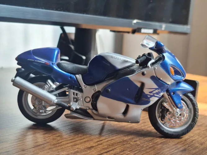 Miniatura de motos Azul