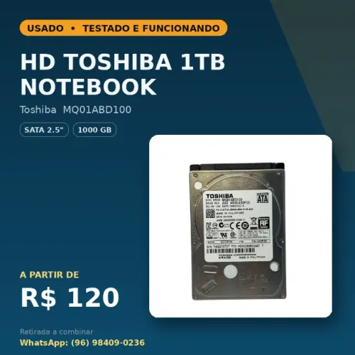 HD 1TB 5400rpm - Toshiba