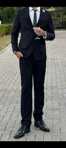 Terno Brooksfield+camisa+colete+cinto