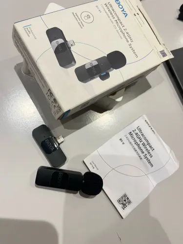 Microfone de lapela Boya