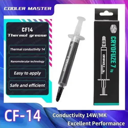 Pasta Térmica - 14,0 Wm.K - Cryofuze 7 COOLER MASTER, Seringa 2g