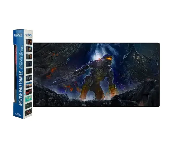 Mouse Pad Gamer Grande 70x35cm Halo Comandante