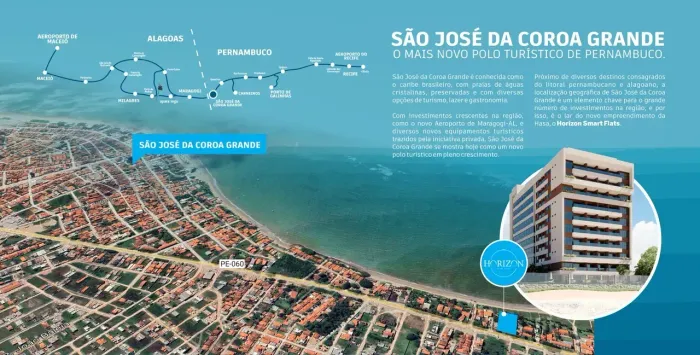 Imóvel para venda possui 23 metros quadrados com 1 quarto em Centro - São José da Coroa Gr