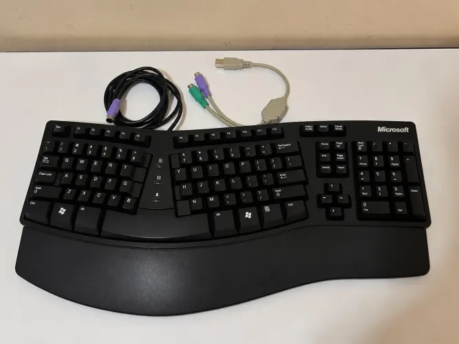 Teclado Microsoft Natural Keyboard Elite Original + Adaptador USB