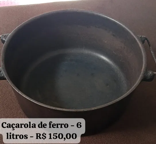 Vasilhas de ferro 