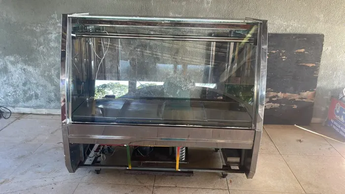Vitrine refrigerador inox