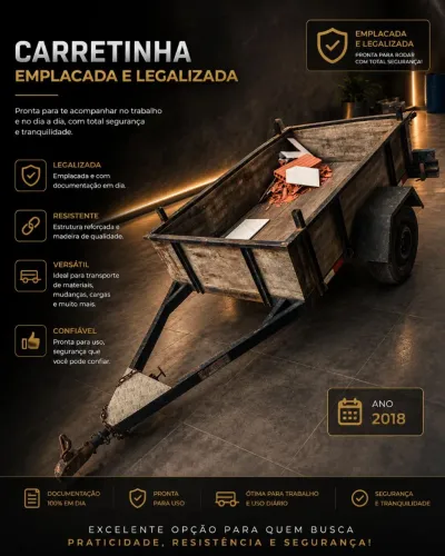 HFB 2018 Carretinha Reboque