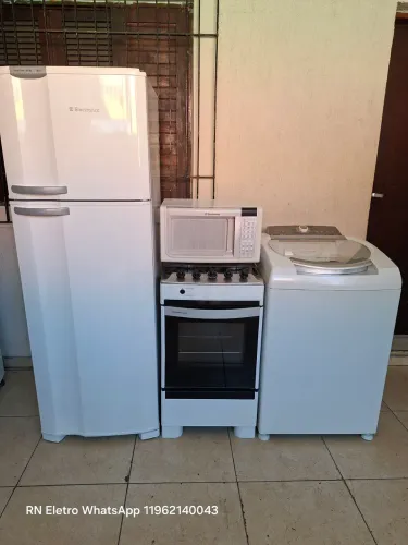 Geladeira Frost Free + Fogão 4 bocas + Máquina de lavar + Micro-ondas - Guarulhos SP 