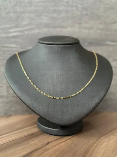 Corrente de Ouro 18k Veneziana Delicada 60cm 6.9g