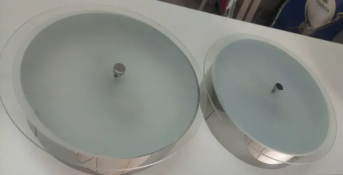 Lustre 2 Lâmpada Vidro