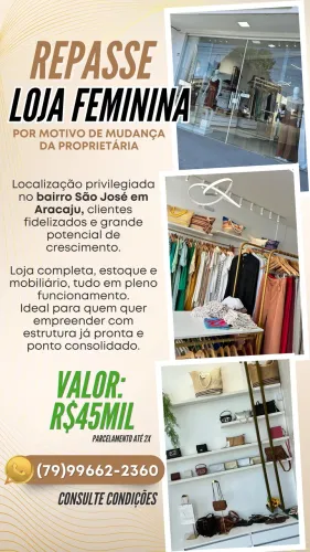 Repasse de loja