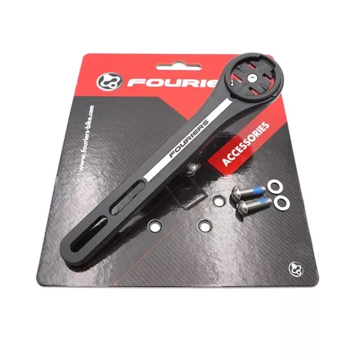 Suporte fouriers para guidão com suporte a lanterna e ciclocomputador
