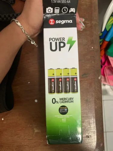 60 pilhas AA Segma