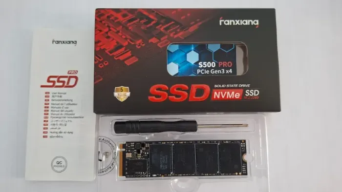 SSD NVME 512 GB FAXIANG 100% SAUDÁVEL