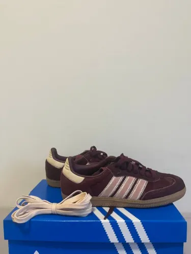 Adidas Samba Original Vinho e Rosa tamanho 36