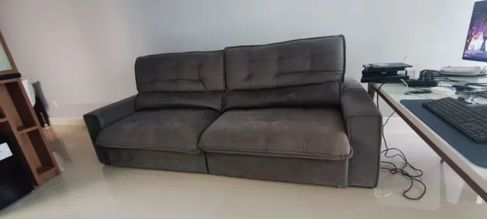 Sofá Retrátil e Reclinável 2,90m