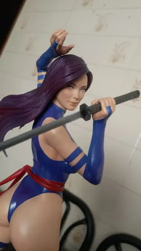 Por encomenda - Figure 3D da Psylocke - Marvel