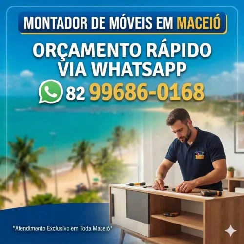Montador de Móveis Profissional - Montagem em Geral (Toda Maceió)