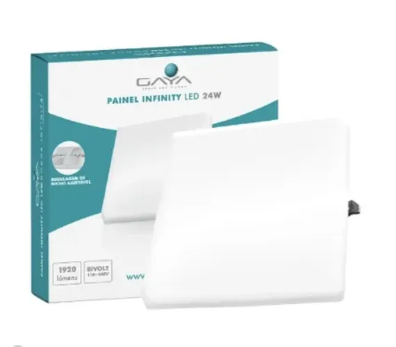 painel borda infinita gaya 24w branco-frio