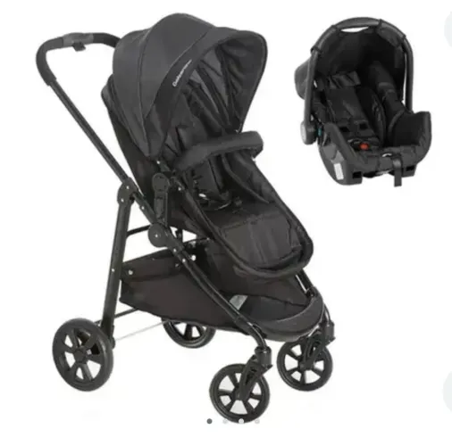 Carrinho+bebê conforto Galzerano