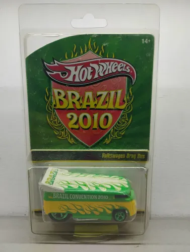 HOT WHEELS VOLKSWAGEN DRAG BUS EXCLUSIVO DE CONVENÇÃO MATTEL