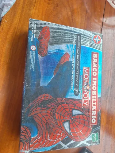Jogo banco imobiliario homem aranha 