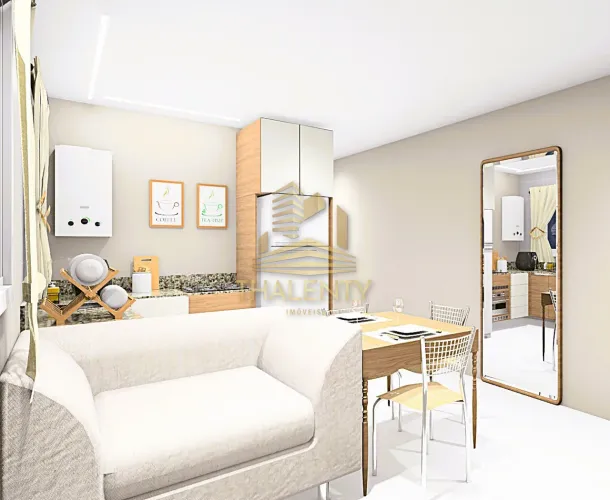 APARTAMENTO com 1 dormitório à venda por R$ 199.000,00 no bairro Cajuru - CURITIBA / PR