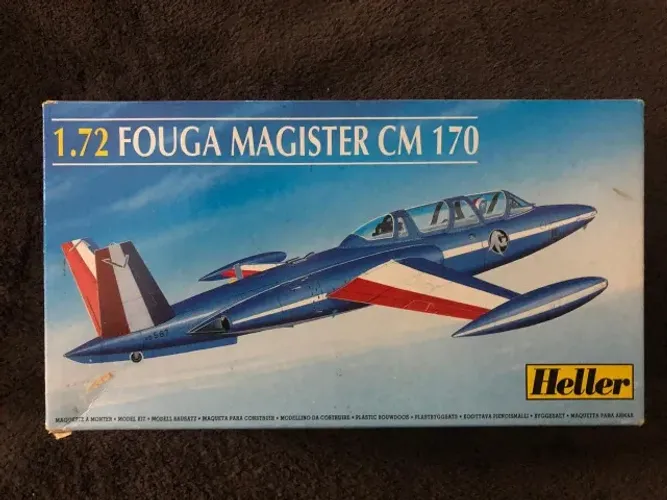 Plastimodelismo 1/72 Fouga Magister CM 170