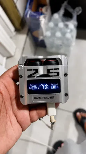 Fone Bluetooth TWS M25 Sem Fio 5.3 Gamer Sport LED À Prova D?Água com Microfone ?