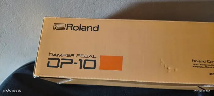 Vendo pedal de Sustain Roland DP10 novo na caixa
