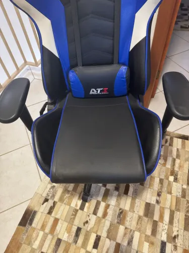 Cadeira Gamer DT3 Elise azul e branca supernova