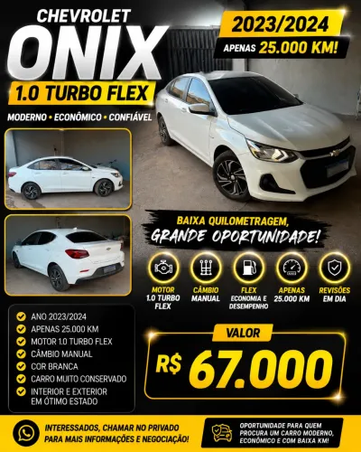 Chevrolet Onix Plus LT 1.0 12V TB Flex Mec. 4P 2024