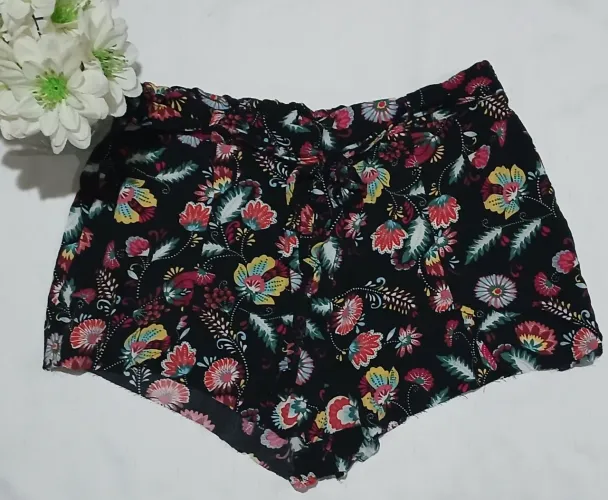 Short Evasê com Amarração Hering M