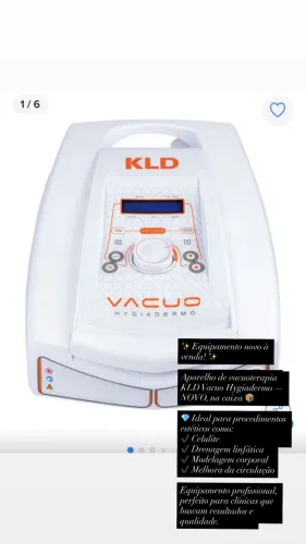 Vendo aparelho novo para estética