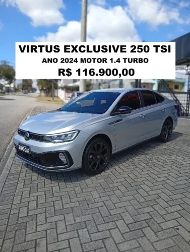 Volkswagen Virtus Exclusive 250tsi 1.4 Flex 16V AUT 2024